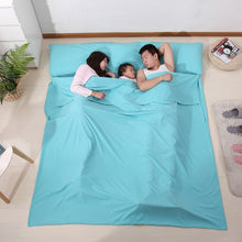 Load image into Gallery viewer, FENGTU 180x210cm Sleeping Bag Portable Pongee Travel Sleeping Polyster Camping Good Health Hotel Sleeping Bag Lining 2 Person
