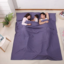 Load image into Gallery viewer, FENGTU 180x210cm Sleeping Bag Portable Pongee Travel Sleeping Polyster Camping Good Health Hotel Sleeping Bag Lining 2 Person
