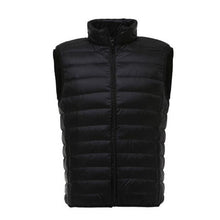 Load image into Gallery viewer, Covrlge Casual Light Men Down Vest Top Selling Zipper Big Size New Arrival 6 Colors Male White Duck Down Vest MWB014
