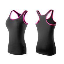 Load image into Gallery viewer, Women Camisole Tank Top Gyms Fitness Tops Sleeveless Bodybuilding Tops Slim Tanks Tanktop Black White Red Color
