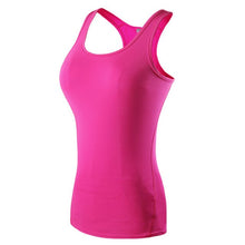 Load image into Gallery viewer, Women Camisole Tank Top Gyms Fitness Tops Sleeveless Bodybuilding Tops Slim Tanks Tanktop Black White Red Color
