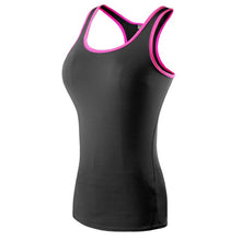 Load image into Gallery viewer, Women Camisole Tank Top Gyms Fitness Tops Sleeveless Bodybuilding Tops Slim Tanks Tanktop Black White Red Color
