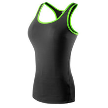 Load image into Gallery viewer, Women Camisole Tank Top Gyms Fitness Tops Sleeveless Bodybuilding Tops Slim Tanks Tanktop Black White Red Color

