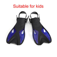 Load image into Gallery viewer, Swimming Fins For kids Adult Adjustable Foot flippers Submersible Silicone Professional Dive Open Diving Snorkeling diving shoes
