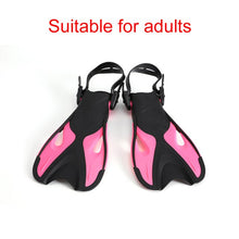 Load image into Gallery viewer, Swimming Fins For kids Adult Adjustable Foot flippers Submersible Silicone Professional Dive Open Diving Snorkeling diving shoes
