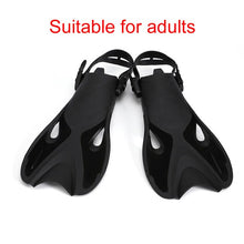 Load image into Gallery viewer, Swimming Fins For kids Adult Adjustable Foot flippers Submersible Silicone Professional Dive Open Diving Snorkeling diving shoes
