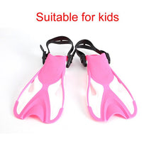 Load image into Gallery viewer, Swimming Fins For kids Adult Adjustable Foot flippers Submersible Silicone Professional Dive Open Diving Snorkeling diving shoes
