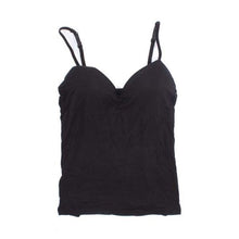 Load image into Gallery viewer, Women Padded Bra  Spaghetti Strap V Neck Vest Cami Tank Tops Shirt Blouse
