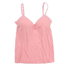 Load image into Gallery viewer, Women Padded Bra  Spaghetti Strap V Neck Vest Cami Tank Tops Shirt Blouse
