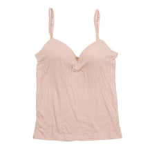 Load image into Gallery viewer, Women Padded Bra  Spaghetti Strap V Neck Vest Cami Tank Tops Shirt Blouse
