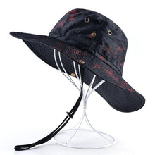 Load image into Gallery viewer, Solid color sun hats for men Outdoor Fishing cap Wide Brim Anti-UV beach caps women Bucket hat Summer Hiking camping bone gorros
