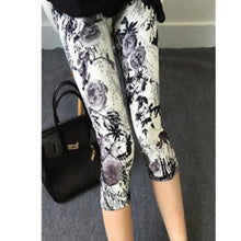 Load image into Gallery viewer, YSDNCHI Camouflage Leggings Fitness Pants Women Leggings Pantalones Print Legging Summer Soft Skin Legins Stripe Womens Capris
