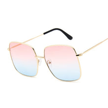 Load image into Gallery viewer, Oversized Shades Women Sunglasses Black Fashion Square Big Frame Sunglasses Female Vintage Retro Glasses Unisex Oculos Feminino
