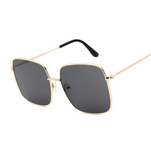 Load image into Gallery viewer, Oversized Shades Women Sunglasses Black Fashion Square Big Frame Sunglasses Female Vintage Retro Glasses Unisex Oculos Feminino
