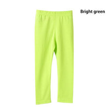 Load image into Gallery viewer, Girl Pants Soft Elastic Modal Cotton Kids Leggings Candy Color Girls Skinny Pants Trousers Solid Color 2-13Y Children Trousers
