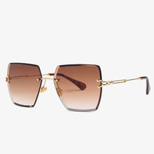Load image into Gallery viewer, Retro Women&#39;s Square Sunglasses Men Metal Frame Gradient Unisex Classic Brand Rimless Sun Glasses For Female Oculos de sol UV400
