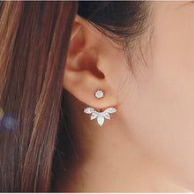 Load image into Gallery viewer, 2020 New Crystal Flower Drop Earrings for Women Fashion Jewelry Gold colour Rhinestones Earrings Gift for Party Best Friend
