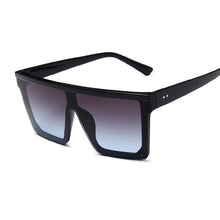 Load image into Gallery viewer, New Black Square Sunglasses Women Big Frame Fashion Retro Mirror Sun Glasses Female Brand Vintage Lady Lunette De Soleil Femme
