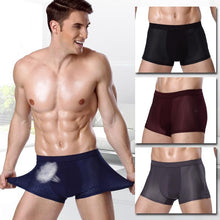 Load image into Gallery viewer, 4 pcs/lot Mens underwear boxers men boxershort panties man boxeur homme underpants calzoncillos bamboo fiber mesh loose designer

