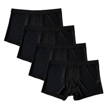 Load image into Gallery viewer, 4 pcs/lot Mens underwear boxers men boxershort panties man boxeur homme underpants calzoncillos bamboo fiber mesh loose designer
