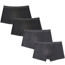 Load image into Gallery viewer, 4 pcs/lot Mens underwear boxers men boxershort panties man boxeur homme underpants calzoncillos bamboo fiber mesh loose designer
