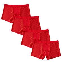 Load image into Gallery viewer, 4 pcs/lot Mens underwear boxers men boxershort panties man boxeur homme underpants calzoncillos bamboo fiber mesh loose designer

