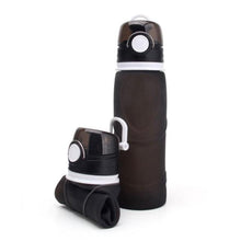 Load image into Gallery viewer, 750ML Collapsible Bottles Outdoor Silicone Portable Folding Water Bottle Camping Travel Running Leak-Proof Foldable Water Bottle
