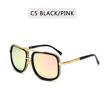Load image into Gallery viewer, New Fashion Big Frame Sunglasses Men Square  Metal Sun Glasses Women Retro Sun Glasses Vintage High Quality Gafas Oculos De Sol
