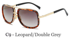 Load image into Gallery viewer, New Fashion Big Frame Sunglasses Men Square  Metal Sun Glasses Women Retro Sun Glasses Vintage High Quality Gafas Oculos De Sol
