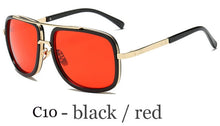 Load image into Gallery viewer, New Fashion Big Frame Sunglasses Men Square  Metal Sun Glasses Women Retro Sun Glasses Vintage High Quality Gafas Oculos De Sol
