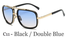 Load image into Gallery viewer, New Fashion Big Frame Sunglasses Men Square  Metal Sun Glasses Women Retro Sun Glasses Vintage High Quality Gafas Oculos De Sol
