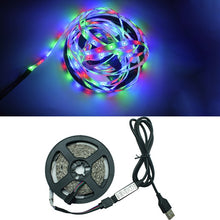 Load image into Gallery viewer, LED Strip Light Flexible Lamp 1M 2M 3M 4M 5M Tape Diode SMD 2835 DC5V Desk Screen TV Background Lighting USB Cable 3 Key Control
