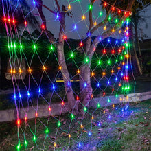 Load image into Gallery viewer, 2x2m 3x2m 6x4m Outdoor Garden Led Mesh Net Fairy String Light Christmas Holiday Wedding Party Window Curtain Garland Lights
