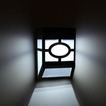 Load image into Gallery viewer, Solar Powered Wall LED Light Waterproof Mount Light Outdoor Garden Light Retro Outdoor Lighting Wall Lamps Solar Garden Light
