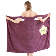 Load image into Gallery viewer, New Wearable Bath Towel Superfine Fiber Towels Soft and Absorbent Chic Towel for Autumn Hotel Home Bathroom Gifts Women Bathrobe

