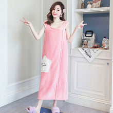 Load image into Gallery viewer, New Wearable Bath Towel Superfine Fiber Towels Soft and Absorbent Chic Towel for Autumn Hotel Home Bathroom Gifts Women Bathrobe
