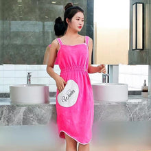 Load image into Gallery viewer, New Wearable Bath Towel Superfine Fiber Towels Soft and Absorbent Chic Towel for Autumn Hotel Home Bathroom Gifts Women Bathrobe
