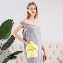 Load image into Gallery viewer, New Wearable Bath Towel Superfine Fiber Towels Soft and Absorbent Chic Towel for Autumn Hotel Home Bathroom Gifts Women Bathrobe
