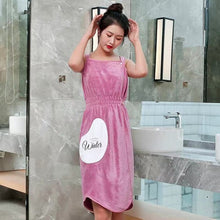 Load image into Gallery viewer, New Wearable Bath Towel Superfine Fiber Towels Soft and Absorbent Chic Towel for Autumn Hotel Home Bathroom Gifts Women Bathrobe
