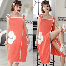 Load image into Gallery viewer, New Wearable Bath Towel Superfine Fiber Towels Soft and Absorbent Chic Towel for Autumn Hotel Home Bathroom Gifts Women Bathrobe
