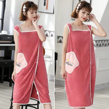 Load image into Gallery viewer, New Wearable Bath Towel Superfine Fiber Towels Soft and Absorbent Chic Towel for Autumn Hotel Home Bathroom Gifts Women Bathrobe
