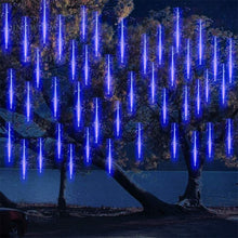 Load image into Gallery viewer, 30cm 10 Tubes LED Solar Powered Meteor Shower Light Waterproof Garland Fairy Strip Light Christmas Wedding Party Decoration
