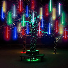 Load image into Gallery viewer, 30cm 10 Tubes LED Solar Powered Meteor Shower Light Waterproof Garland Fairy Strip Light Christmas Wedding Party Decoration

