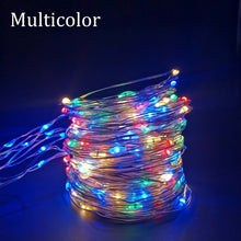 Load image into Gallery viewer, LED String Lights Christmas Decoration Remote Control USB Wedding Garland Curtain 3M Lamp Holiday For Bedroom Bulb Outdoor Fairy
