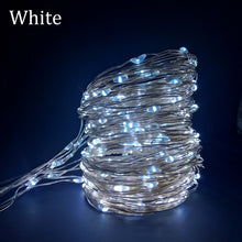 Load image into Gallery viewer, LED String Lights Christmas Decoration Remote Control USB Wedding Garland Curtain 3M Lamp Holiday For Bedroom Bulb Outdoor Fairy
