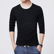 Load image into Gallery viewer, 2021 MRMT men&#39;s T shirt 3 Basic colors Long Sleeve Slim T-shirt young men Pure color tee shirt 3XL size O neck Free Shipping
