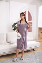 Load image into Gallery viewer, New Wearable Bath Towel Superfine Fiber Towels Soft and Absorbent Chic Towel for Autumn Hotel Home Bathroom Gifts Women Bathrobe
