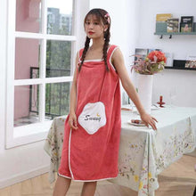 Load image into Gallery viewer, New Wearable Bath Towel Superfine Fiber Towels Soft and Absorbent Chic Towel for Autumn Hotel Home Bathroom Gifts Women Bathrobe
