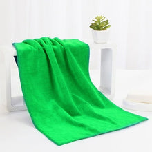 Load image into Gallery viewer, Absorbent Microfiber Drying Beach Swim Sport Bath Towel Sheet Home Textile Car Wash Care Cleaning Towel Bathroom Bath Towel
