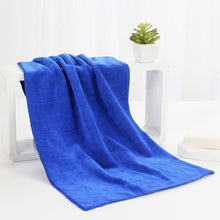 Load image into Gallery viewer, Absorbent Microfiber Drying Beach Swim Sport Bath Towel Sheet Home Textile Car Wash Care Cleaning Towel Bathroom Bath Towel
